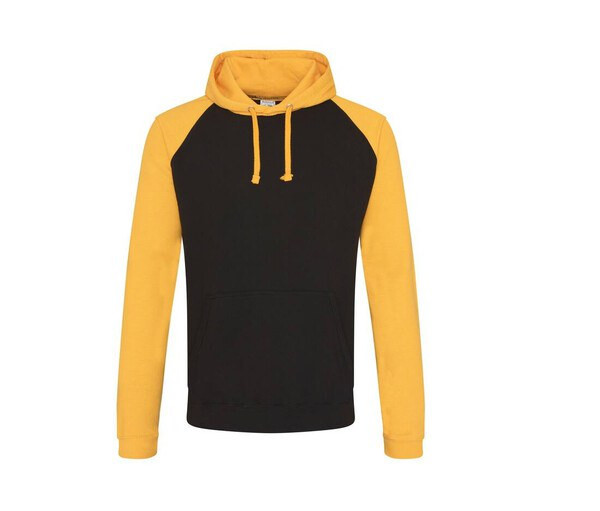 AWDIS JUST HOODS JH009 - Contrast Raglan Sleeve Baseball Hoodie
