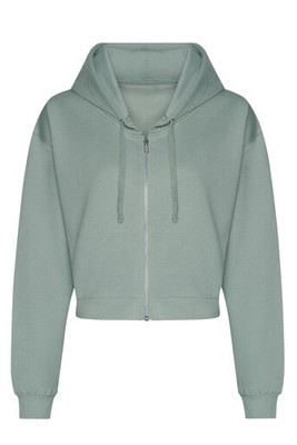 AWDIS JH065 - Women's short zipped sweatshirt