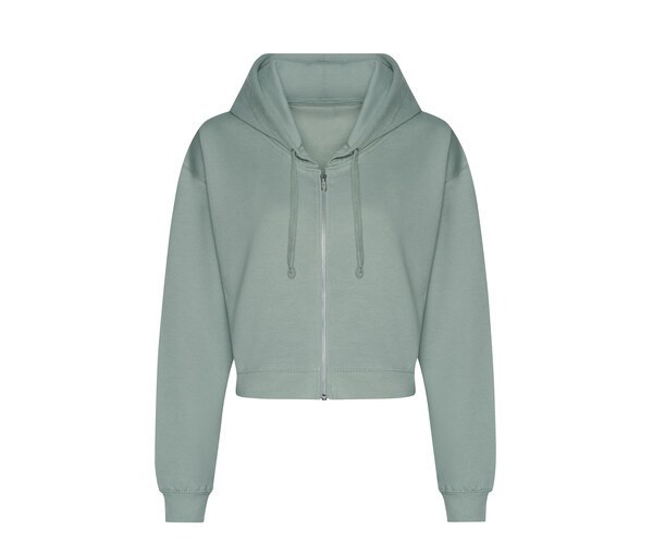 AWDIS JH065 - Women's short zipped sweatshirt