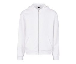 BUILD YOUR BRAND BY285 - FLUFFY ZIP HOODY