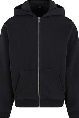 BUILD YOUR BRAND BY285 - FLUFFY ZIP HOODY