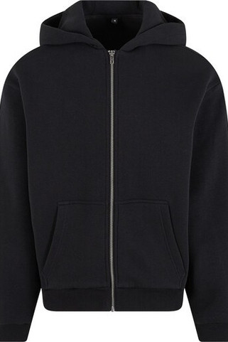 BUILD YOUR BRAND BY285 - FLUFFY ZIP HOODY