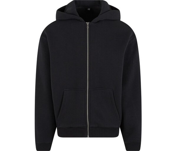 BUILD YOUR BRAND BY285 - FLUFFY ZIP HOODY