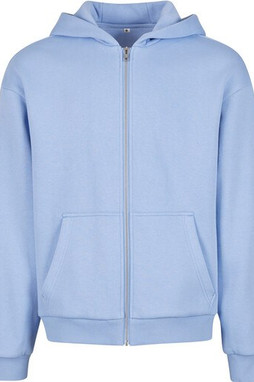 BUILD YOUR BRAND BY285 - FLUFFY ZIP HOODY