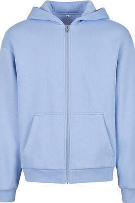 BUILD YOUR BRAND BY285 - FLUFFY ZIP HOODY