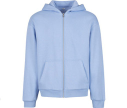 BUILD YOUR BRAND BY285 - FLUFFY ZIP HOODY