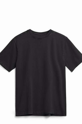 Original Favorites OF-HWTEE - Camiseta de algodón orgánico negro de peso pesado