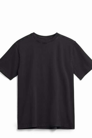 Original Favorites OF-HWTEE - Camiseta de algodón orgánico negro de peso pesado