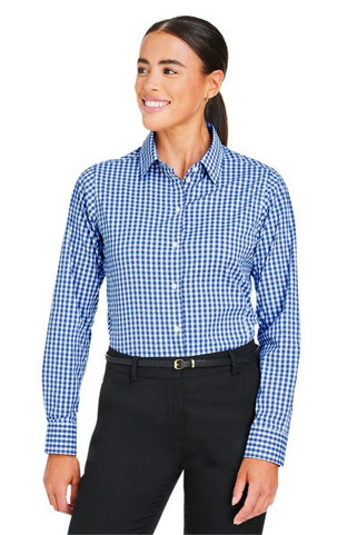 Devon & Jones DG536W - Crownlux Performance® Ladies Gingham Shirt