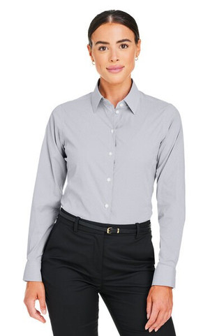 Devon & Jones DG537W - Crownlux Performance® Ladies Microstripe Shirt