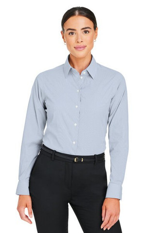 Devon & Jones DG537W - Crownlux Performance® Ladies Microstripe Shirt