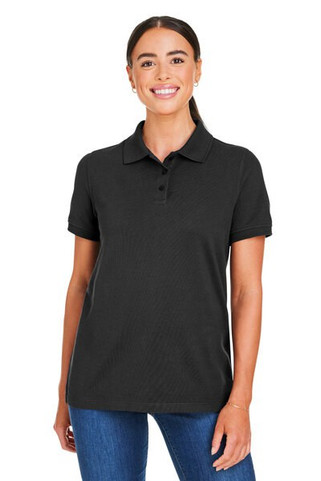 Harriton M205W - Ladies Valiant Cotton Snag Protect Polo