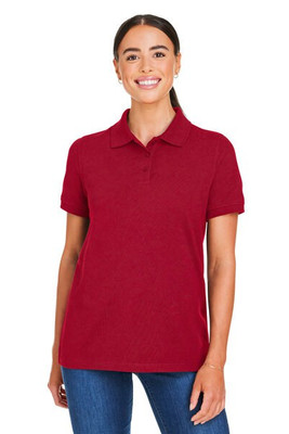 Harriton M205W - Ladies Valiant Cotton Snag Protect Polo