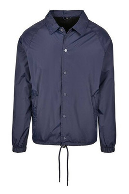 BUILD YOUR BRAND BY128 - Funktionale Nylon Coach Jacke mit Raglanärmeln