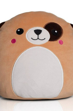 MUMBLES MM803 - Cuddly Embroidered Plush Dog Toy with Removable Stuffing