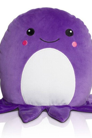 MUMBLES MM804 - Cuddly Plush Octopus with Embroidered Features