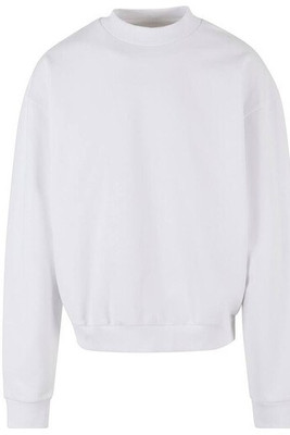 BUILD YOUR BRAND BY205 - ULTRA ZWARE KATOENEN CREWNECK