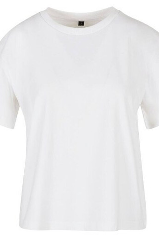 BUILD YOUR BRAND BY211 - Womens Oversized Cotton Casual Tee
