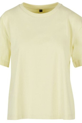 BUILD YOUR BRAND BY211 - Womens Oversized Cotton Casual Tee