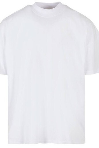 BUILD YOUR BRAND BY230 - OVERSIZED MOCK NECK TEE