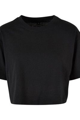 BUILD YOUR BRAND BY264 - LADIES SHORT OVERSIZED TEE