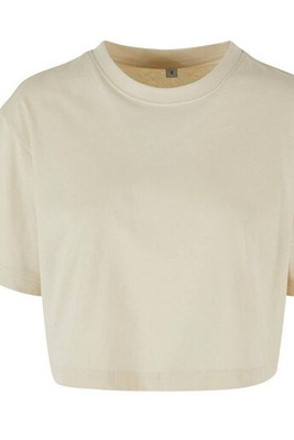 BUILD YOUR BRAND BY264 - LADIES SHORT OVERSIZED TEE