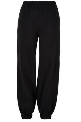 BUILD YOUR BRAND BY265 - LADIES HIGH WAIST BALLON SWEAT PANTS