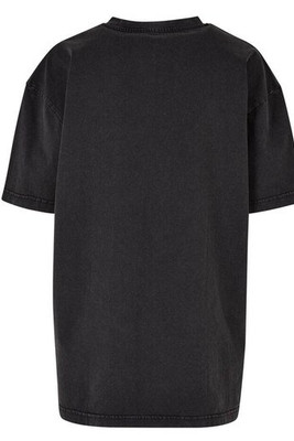 BUILD YOUR BRAND BY270 - LADIES OVERSIZED ACID WASH TEE