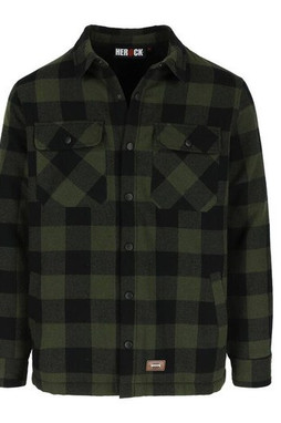 HEROCK HK115 - Rugged Sherpa-Lined Flannel Work Shirt