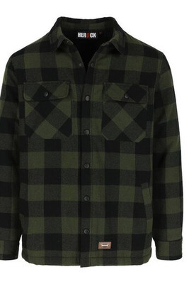 HEROCK HK115 - Rugged Sherpa-Lined Flannel Work Shirt