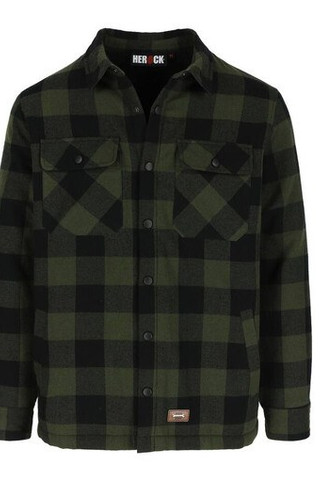 HEROCK HK115 - Rugged Sherpa-Lined Flannel Work Shirt