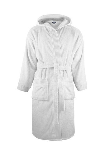 THE ONE TOWELLING OTCHBA - Luxury Combed Cotton Hooded Bathrobe
