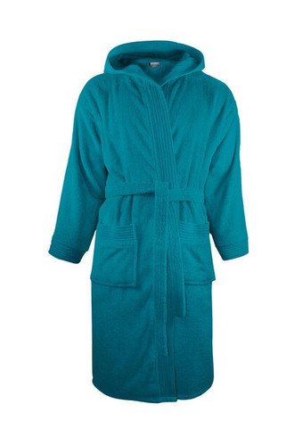 THE ONE TOWELLING OTCHBA - Luxury Combed Cotton Hooded Bathrobe