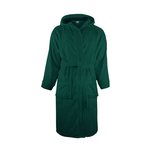 THE ONE TOWELLING OTCHBA - Luxury Combed Cotton Hooded Bathrobe