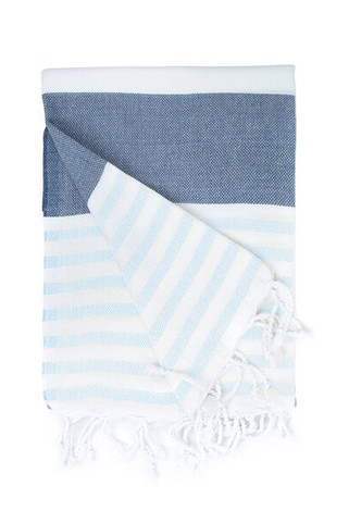 THE ONE TOWELLING OTHMA - Serviette Légère et Absorbante en Coton Marin