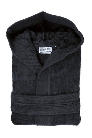 THE ONE TOWELLING OTVHBA - Fløyels badekåpe med hette