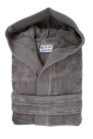 THE ONE TOWELLING OTVHBA - VELOUR BATHROBE HOODED