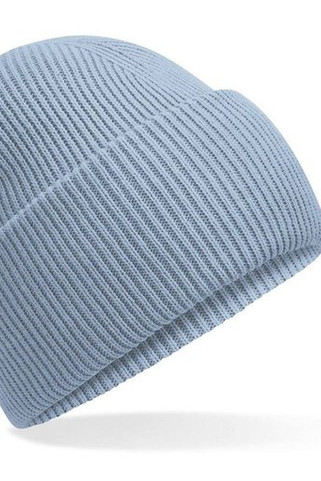 BEECHFIELD BF385R - Nachhaltige Gerippte Beanie mit Tiefem Umschlag