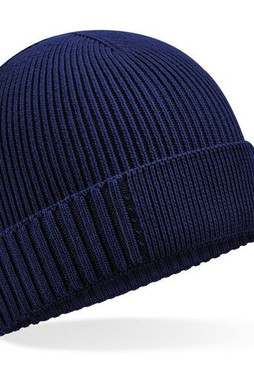 BEECHFIELD BF438N - ORGANIC COTTON ENGINEERED PATCH BEANIE