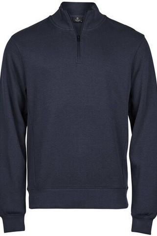 TEE JAYS TJ5506 - RIBBED INTERLOCK HALF ZIP