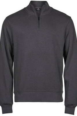 TEE JAYS TJ5506 - MEIO FECHO DE CORRER EM MALHA CANELADA