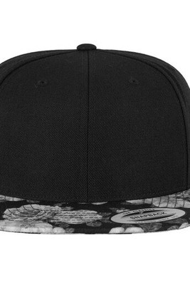 FLEXFIT F6089R - 6-panels cap with pink print on visor