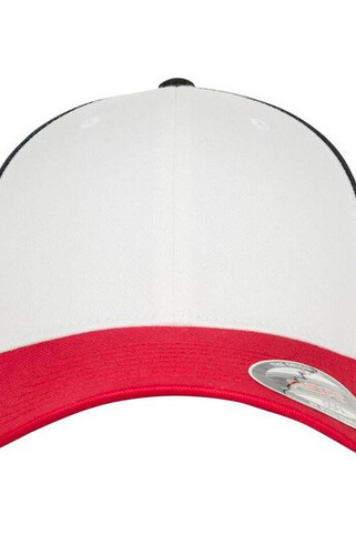 FLEXFIT 6277TT - Stylish Tricolour Fitted Cap with Preformed Visor