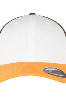 FLEXFIT 6277TT - Stylish Tricolour Fitted Cap with Preformed Visor