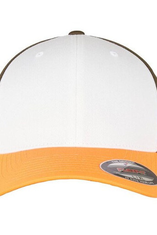 FLEXFIT 6277TT - Stylish Tricolour Fitted Cap with Preformed Visor