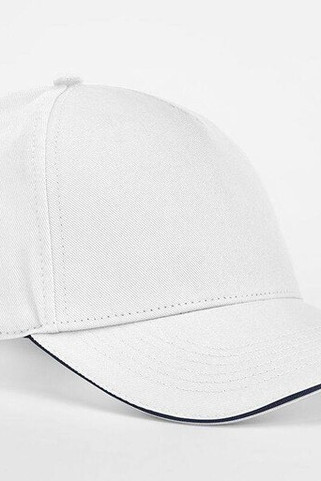 BEECHFIELD BF825C - Mütze aus Bio-Baumwolle mit Paspel