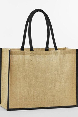 WESTFORD MILL WM470 - NATURAL STARCHED JUTE CLASSIC SHOPPER
