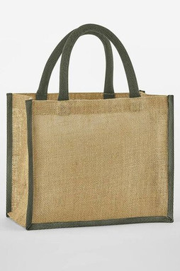 WESTFORD MILL WM473 - Luonnollinen tärkätty jute-midi-kassi