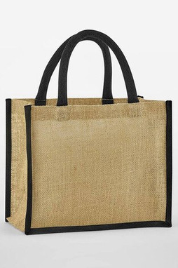 WESTFORD MILL WM473 - NATUURLIJKE GESTIJFDE JUTE MIDI TAS