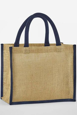 WESTFORD MILL WM473 - NATUURLIJKE GESTIJFDE JUTE MIDI TAS